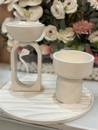 مبخره وحامل عود واستاند بالاسم ( كونكريت )