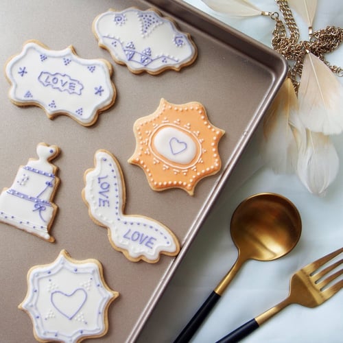 صينية فرن تيفال مربعة كبيرة 28 سم غير لاصقة