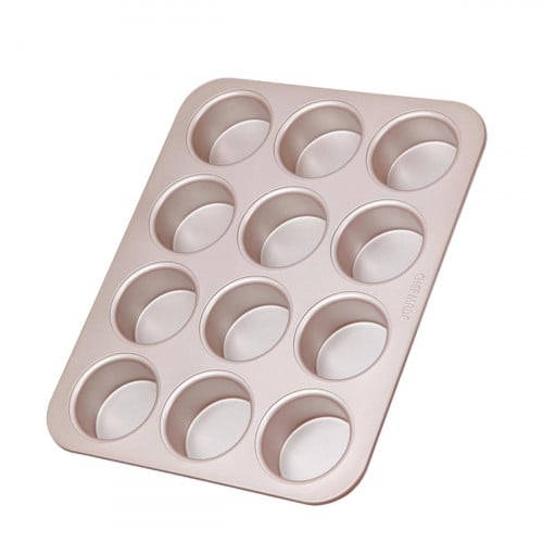 صينية المافن 32 سم 12 تجويف مسطح - شيف ميد