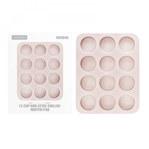 صينية المافن 32 سم 12 تجويف مسطح - شيف ميد