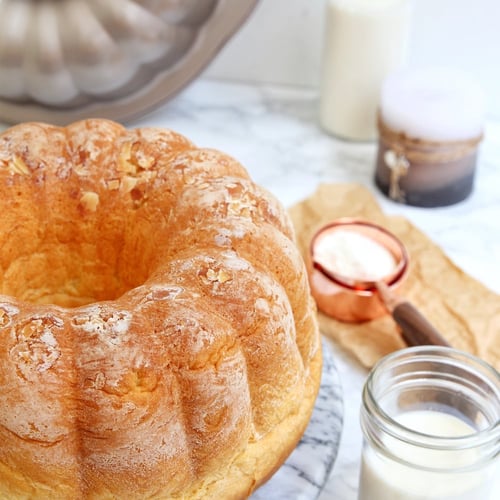 قالب كيك مفتوح من الوسط غير لاصق 31 سم للخبز في ال...