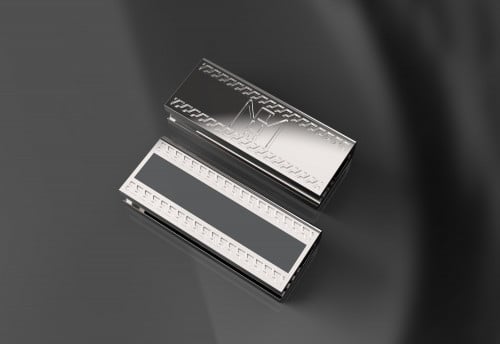 اكسسوار جيب رمادي مع فضي موديل 06