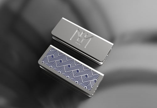 اكسسوار جيب ازرق مع نقشه داخليه دائري موديل 07