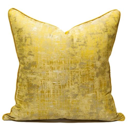 غطاء وسادة اصفر فخم