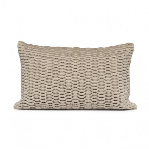 غطاء وسادة بيج