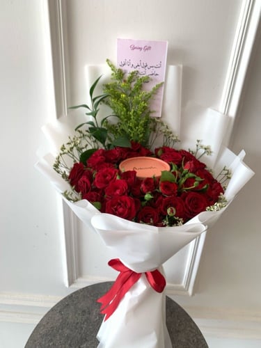بوكية ورد مع انوش