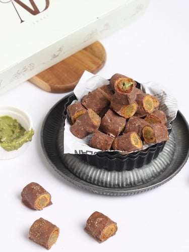 كريسبي كنافه بالفستق