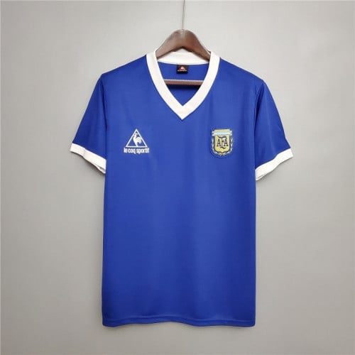 تيشيرت الارجنتين 1986 أزرق مقاس XL