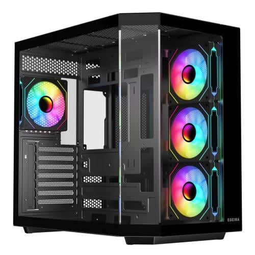 EGEIRA ALCOR ATX CASE 7 FANS ARGB BLACK