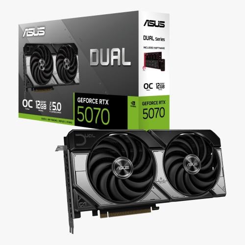 ASUS Dual GeForce RTX 5070 OC Edition GDDR7 12GB