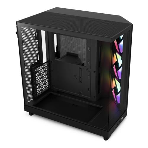 NZXT H6 Flow RGB(2023)Compact Dual chamber ATX Cas...