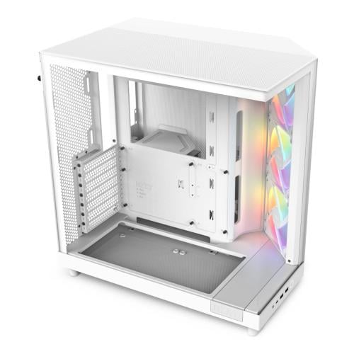 NZXT H6 Flow RGB(2023)Compact Dual chamber ATX Cas...