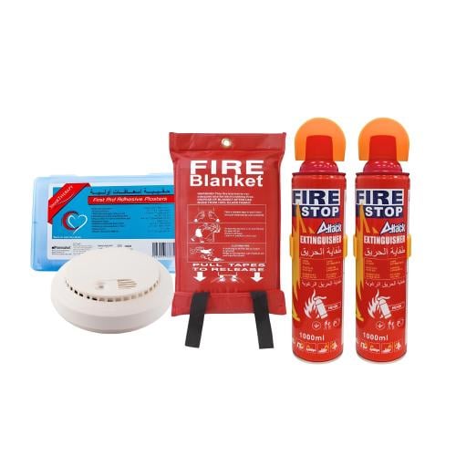 حقيبة السلامة المنزلية مع طفاية Fire Stop
