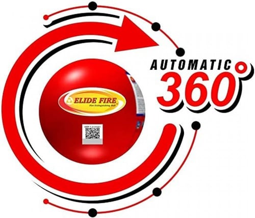 كرة اطفاء الحريق الرهيبة تعمل على اطفاء الحريق فور...