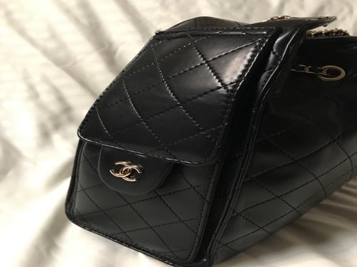 شنطة شانيل 25 اسود وذهبي - CHANEL