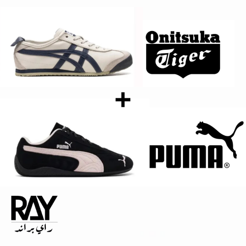 شوز تايقر كحلي + بوما وردي