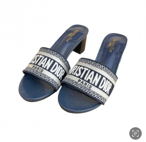 حذاء ديور ازرق كحلي - Dior Women Sandal BLUE