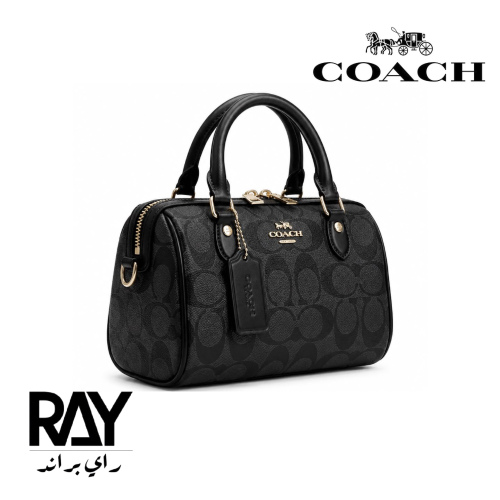 شنطة كوتش روان ساتشل اسود - COACH Rowan Satchel