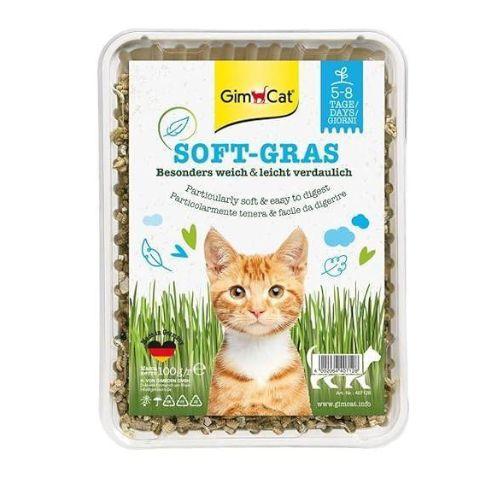 جيم كات عشب 1+1 طبيعي ناعم للقطط سوفت جراس 100 جم