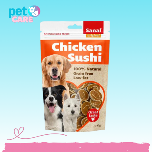 سنال شرائح سوشي ودجاج وجبة خفيفه و مكافئات للكلاب...