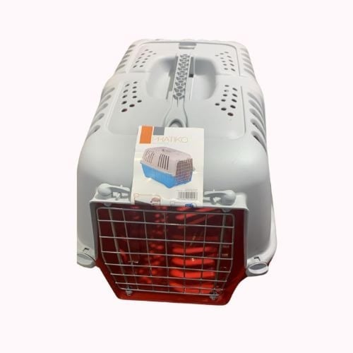 قفص ام بي اس براتيكو حامل قطط باب حديد مقاس صغير