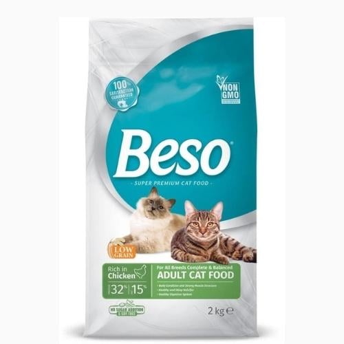 بيسو طعام للقطط البالغة بالدجاج والأرز