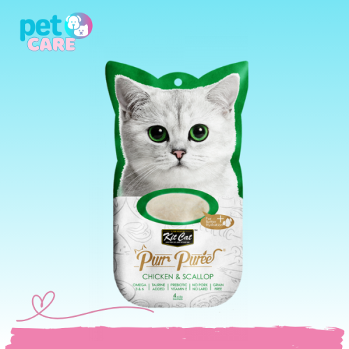 كت كات مكافات دجاج ومحار مهروس 15غ×4 أكياس