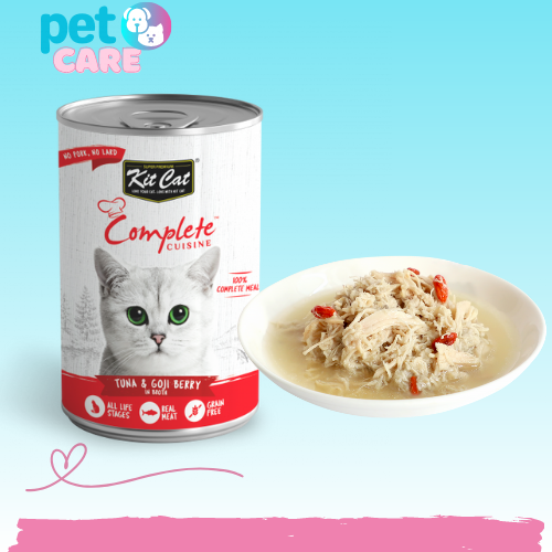 كت كات الوجبة المتكاملة بالتونا وتوت الغوجي للقطط...