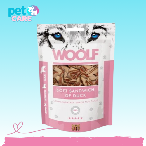 وولف مكافات للكلاب سندوتش بلحم البط 100 جم