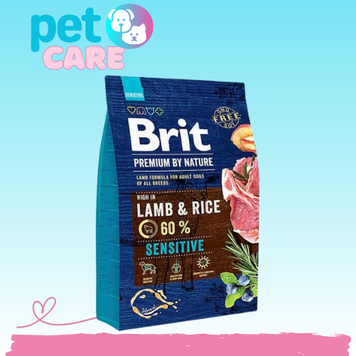 بريت بريميوم باي نيتشر أرز و لحم الضأن طعام جاف لل...