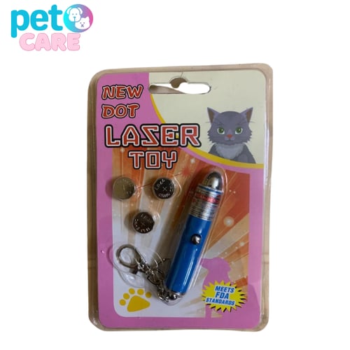 ليزر مع بطاريات للقطط لا يوجد لون محدد