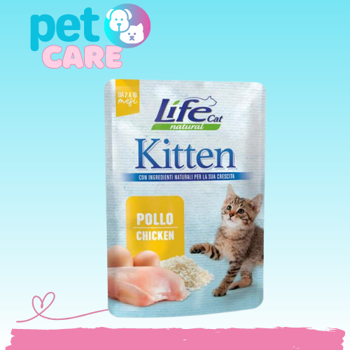 لايف كات دجاج طعام رطب للكتين, 70 جرام