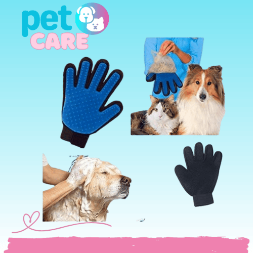 قفاز لمساج الكلاب والقطط من المطاط البلاستيكي الحر...