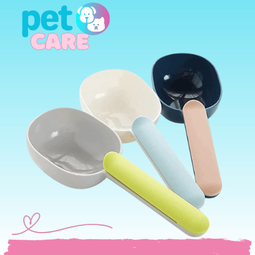 ملعقة طعام الحيوانات الاليفة، ذات قياس بلاستيكي مع...