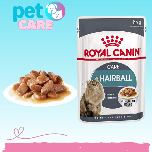 رويال طعام القطط الرطب للعناية بالشعر 12×85 جرام (...