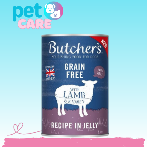 بوتشرز بلحم الغنم والكبدة للكلاب (في مرق)