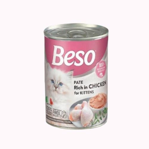 بيسو باتيه غذاء متكامل بنكهة الدجاج للقطط الصغيرة...