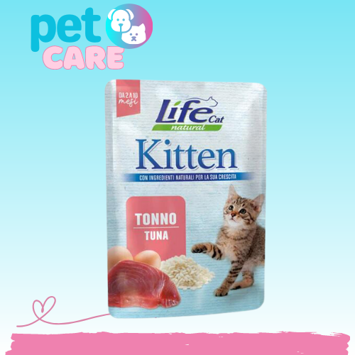 لايف كات تونه طعام رطب للكتين, 70 جرام