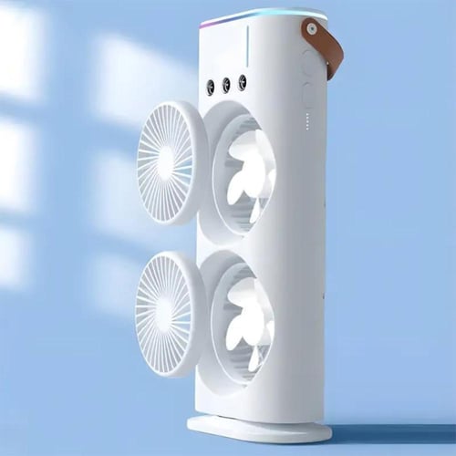 مروحة رذاذ مزدوجة 2 في 1 من دينكس DX2608 | دوران 9...