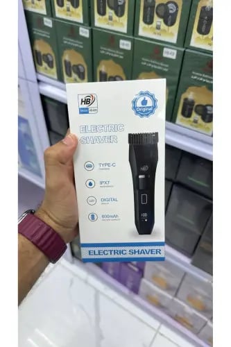 ماكينة حلاقة كهربائية hb-805 - شحن بمنفذ Type-C +...