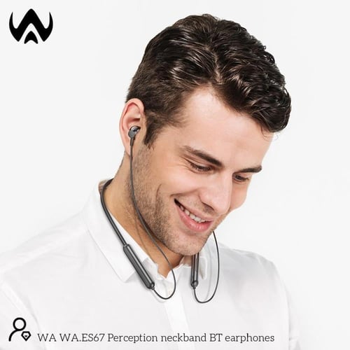 سماعات اذن بشريط للرقبة من دبليو ايه من السليكون ب...