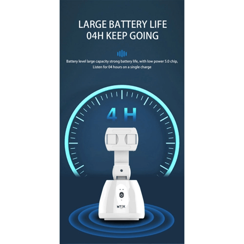 ام تك ستاند الجوال متحرك 360 درجة , ابيض