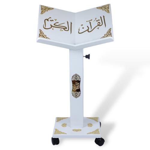 حامل القرآن الكريم مع زخرفة أكرليك ذهبية ثلاثية ال...