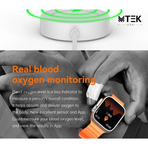 ام تك ساعة الترا سبورت الذكية اللون زيتى