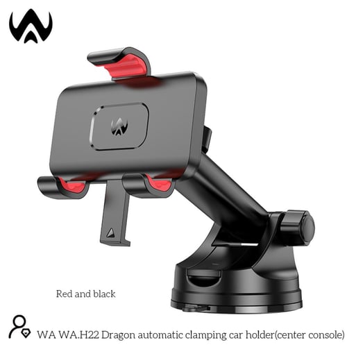 حامل جوال للسيارة من دبليو ايه يثبت على لوحة العدا...