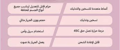 كمادة بي وارم - تخفيف فعال للألم مع راحة تدوم طويل...