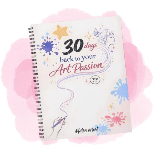كتاب رحلة 30 يوم العودة الى شغف الرسم (PDF)