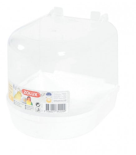 حوض استحمام للطيور - ارضية بيضاء