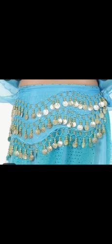 حزام رقص انيق لون سماوي