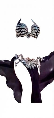 بدله رقص انيقه من قطعتين مدعمه بالترتر